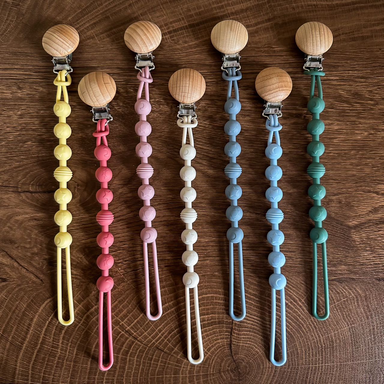 Baby Food Teether - Baby Pacifier Clips Integrated silicone baby