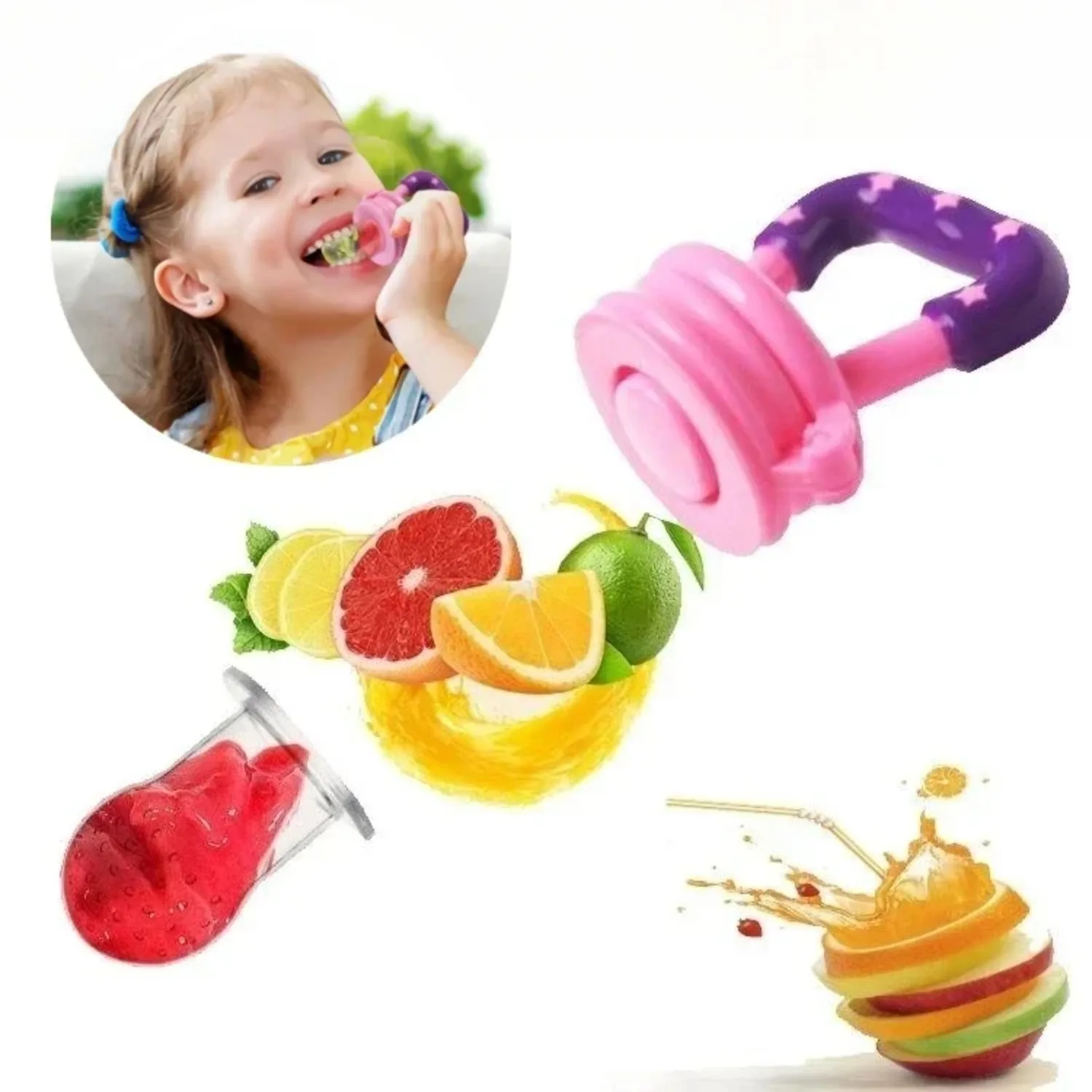 Baby Fruit Food Feeder/pacifie - Baby Food Bites recension och pris