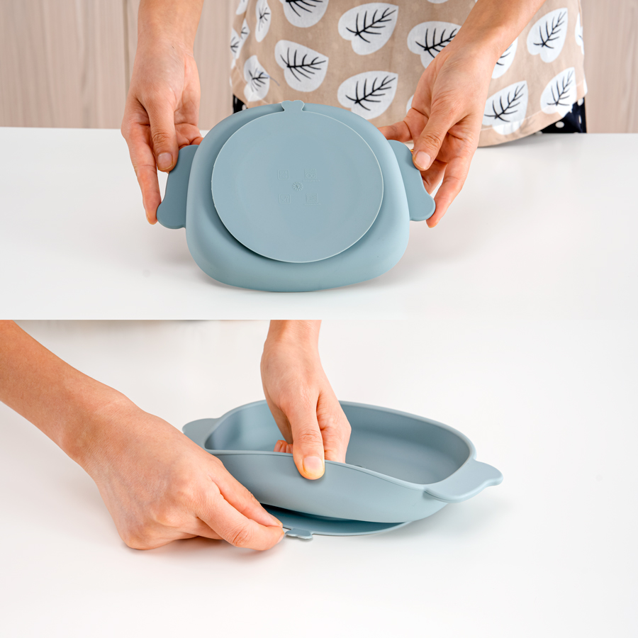 Baby Food Grade Silicone Dish  - Baby Food Dogs recension och pris