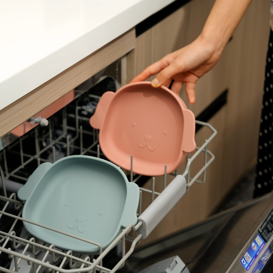 Baby Food Grade Silicone Dish  - Baby Food Dogs recension och pris