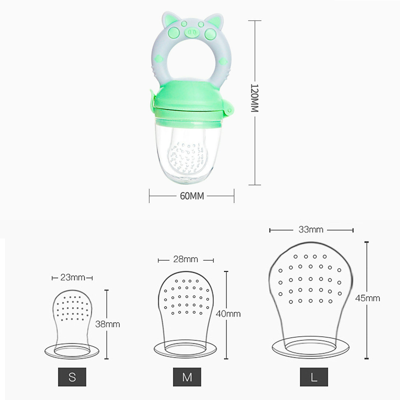 4pcs/set Silicone Fruit & Vege - Baby Food Bites recension och pris