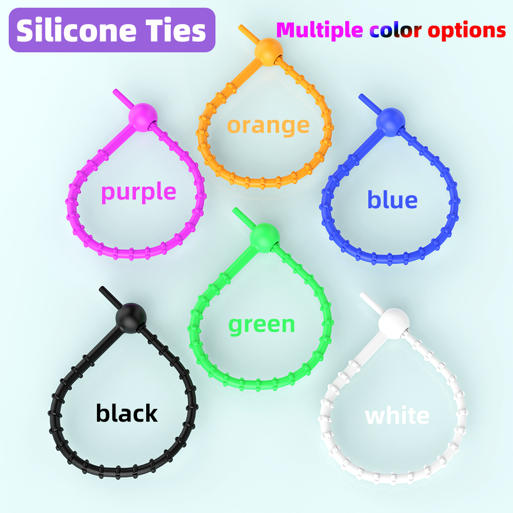 Silicone Reusable Cable Wire O - Food Pouch Reusable recension och pris
