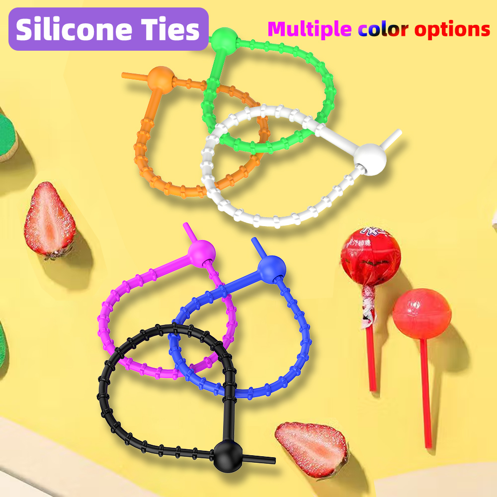 Silicone Reusable Cable Wire O - Food Pouch Reusable recension och pris