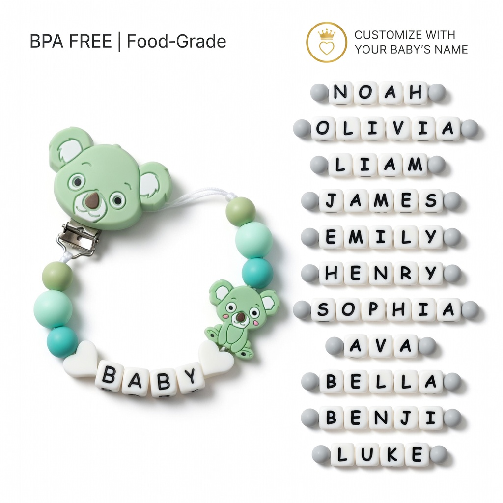 Silicone Baby Pacifier Clip Te - Baby Food Teether recension och pris