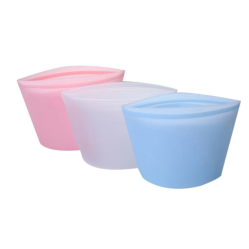Reusable Silicone Storage Bags - Food Pouch Reusable recension och pris