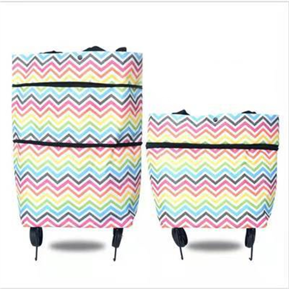 Foldable Shopping Trolley Bag  - Food Pouch Reusable recension och pris