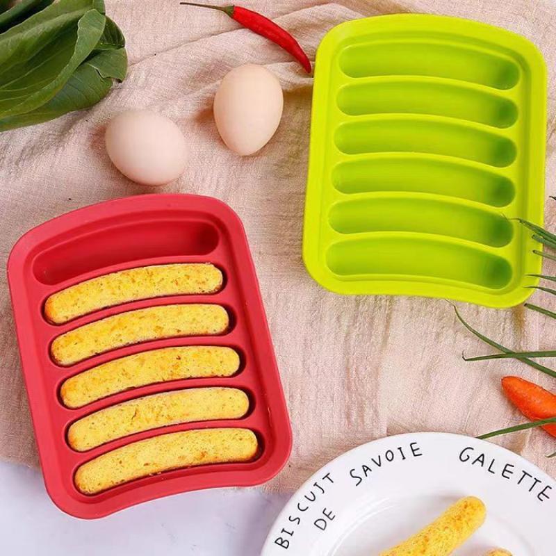 6 Grids Silicone Sausage Hot D - Baby Food Dogs recension och pris