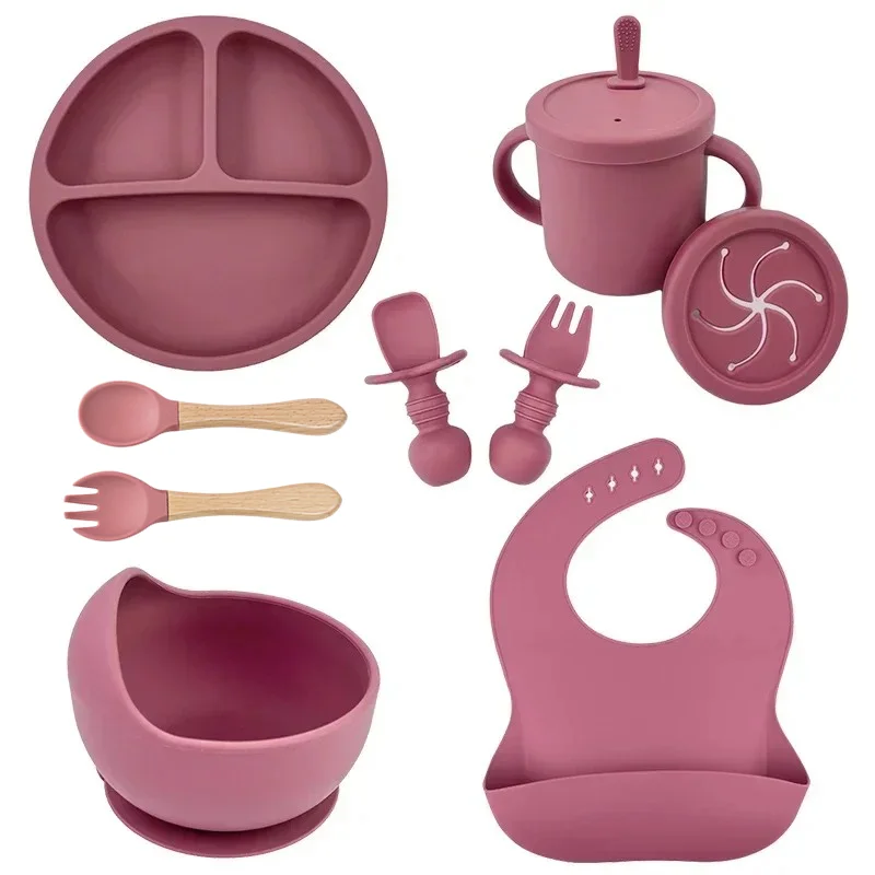 Food Grade Silicone Child Dish - Baby Food Dispensing Spoon recension och pris