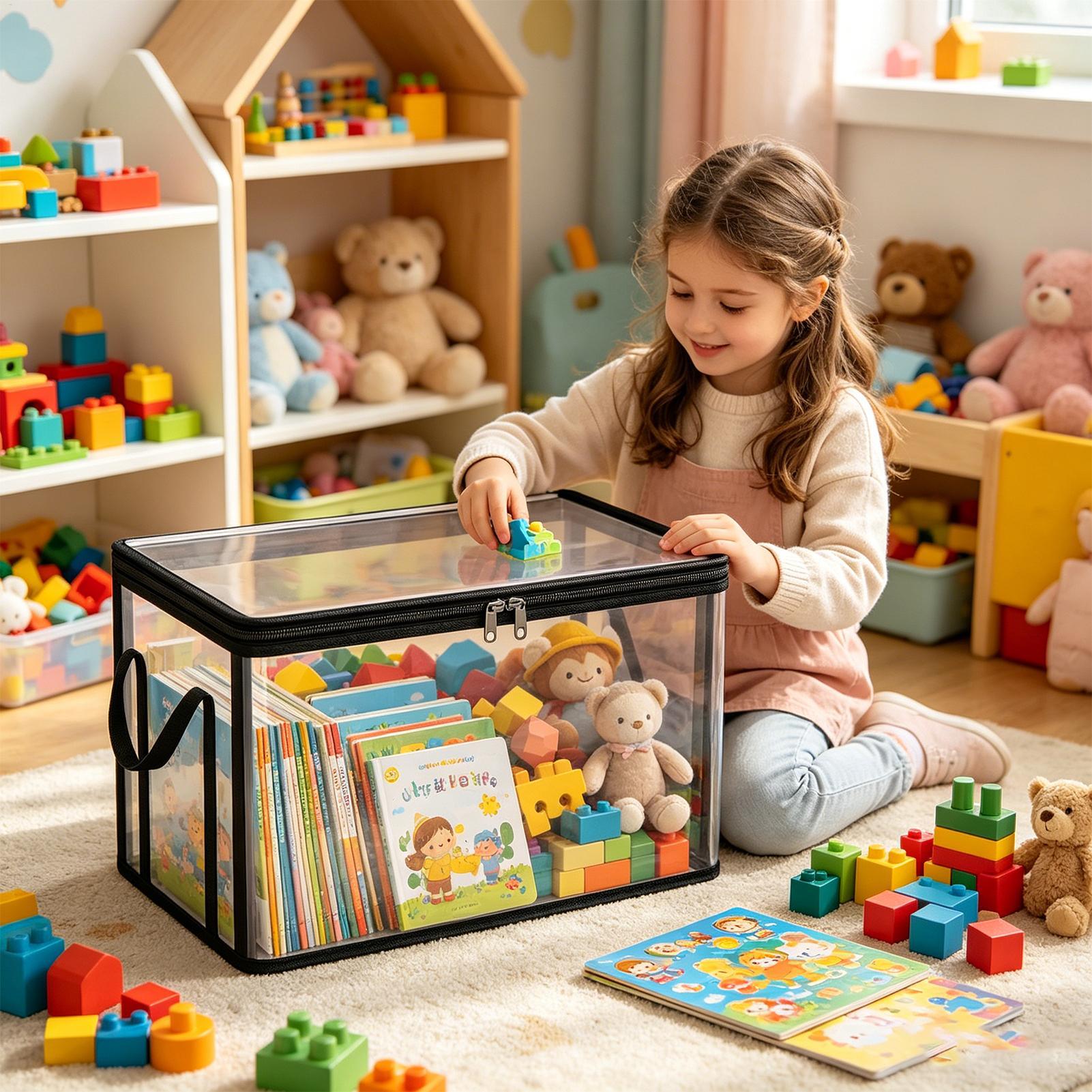 Book Storage Box Large Capacit - Food Pouch Reusable recension och pris