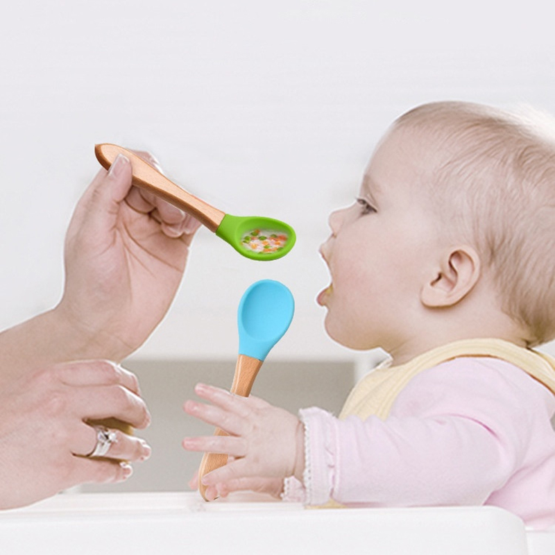 2Pcs/Set Baby Silicone Spoon F - Baby Food Dispensing Spoon recension och pris