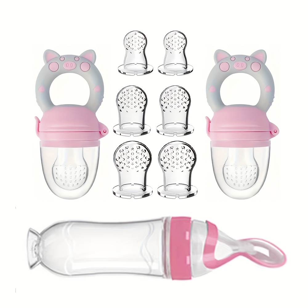 9pcs Feeding Cutlery:1 Silicon - Baby Food Dispensing Spoon recension och pris