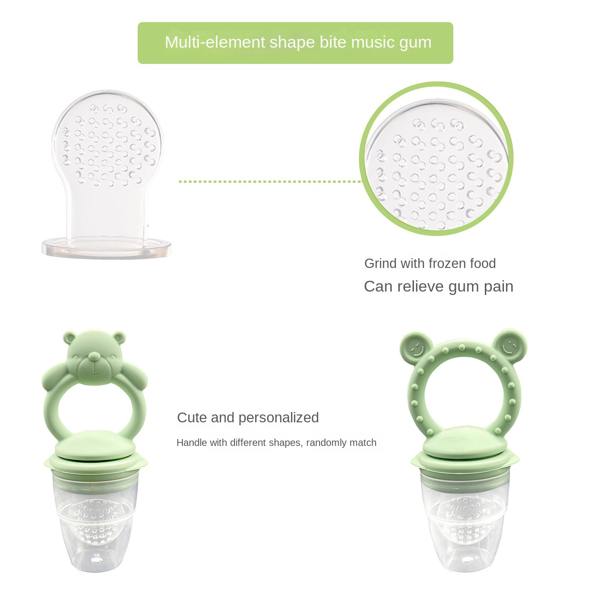 Food Grade Silicone Baby Teeth - Baby Food Bites recension och pris